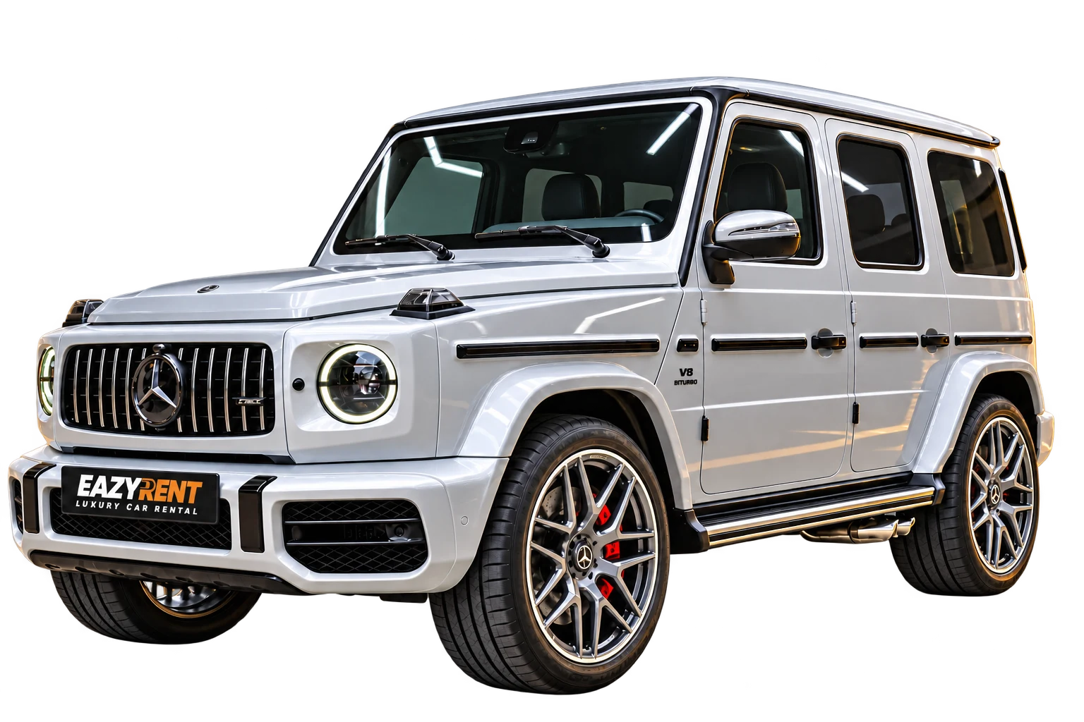 Mercedes G63 AMG – Silber – Fahrzeugvisualisierung
